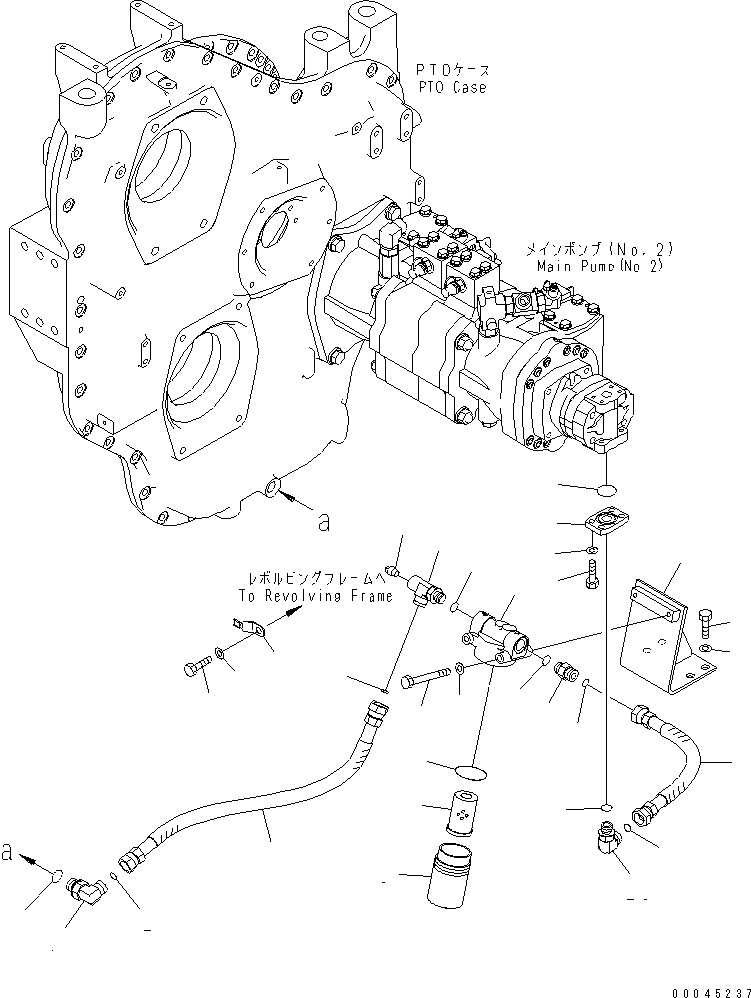 Схема запчастей Komatsu PC1250-8 - МЕХ-М ОТБОРА МОЩНОСТИ (МЕХ-М ОТБОРА МОЩН-ТИ ТРУБЫ) (ВСАСЫВ. ЛИНИИ)(№-) КОМПОНЕНТЫ ДВИГАТЕЛЯ