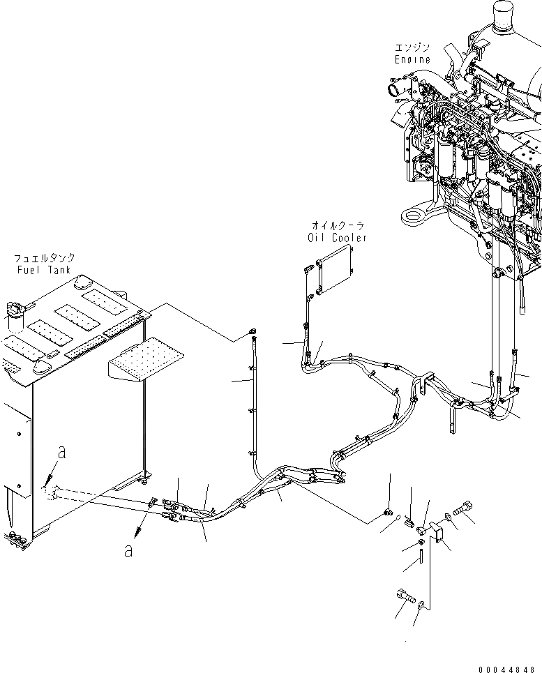 Схема запчастей Komatsu PC1250-8 - ТОПЛИВН. ЛИНИЯ(№-) ТОПЛИВН. БАК. AND КОМПОНЕНТЫ