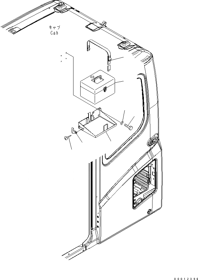 Схема запчастей Komatsu PC1250-8 - АПТЕЧКА(№-) КАБИНА ОПЕРАТОРА И СИСТЕМА УПРАВЛЕНИЯ