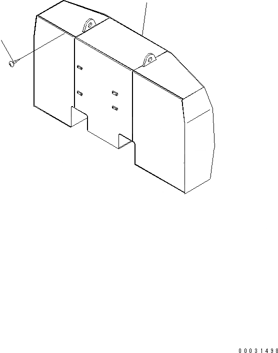 Схема запчастей Komatsu PC1250-8 - ПРОТИВОВЕС (7 KG)(№-) ЧАСТИ КОРПУСА