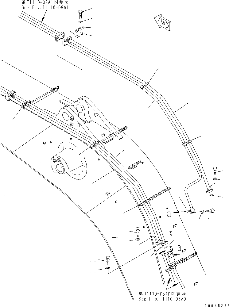 Схема запчастей Komatsu PC1250-8 - СТРЕЛА (9.M) (ЦИЛИНДР КОВША) (СТРЕЛА ЦЕНТР. ) (ДЛЯ ЭКСКАВАТ.)(№-) РАБОЧЕЕ ОБОРУДОВАНИЕ