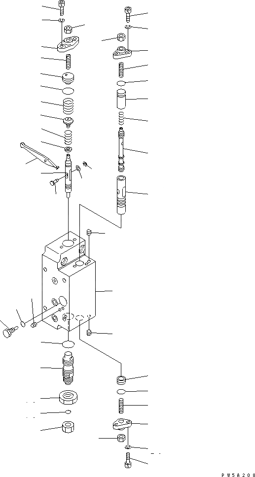 Схема запчастей Komatsu PC1250-8 - ОСНОВН. НАСОС (7/) (N. НАСОС)(№-) ОСНОВН. КОМПОНЕНТЫ И РЕМКОМПЛЕКТЫ