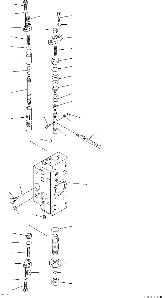 Схема запчастей Komatsu PC1250-8 - ОСНОВН. НАСОС (/) (N. НАСОС)(№-) ОСНОВН. КОМПОНЕНТЫ И РЕМКОМПЛЕКТЫ