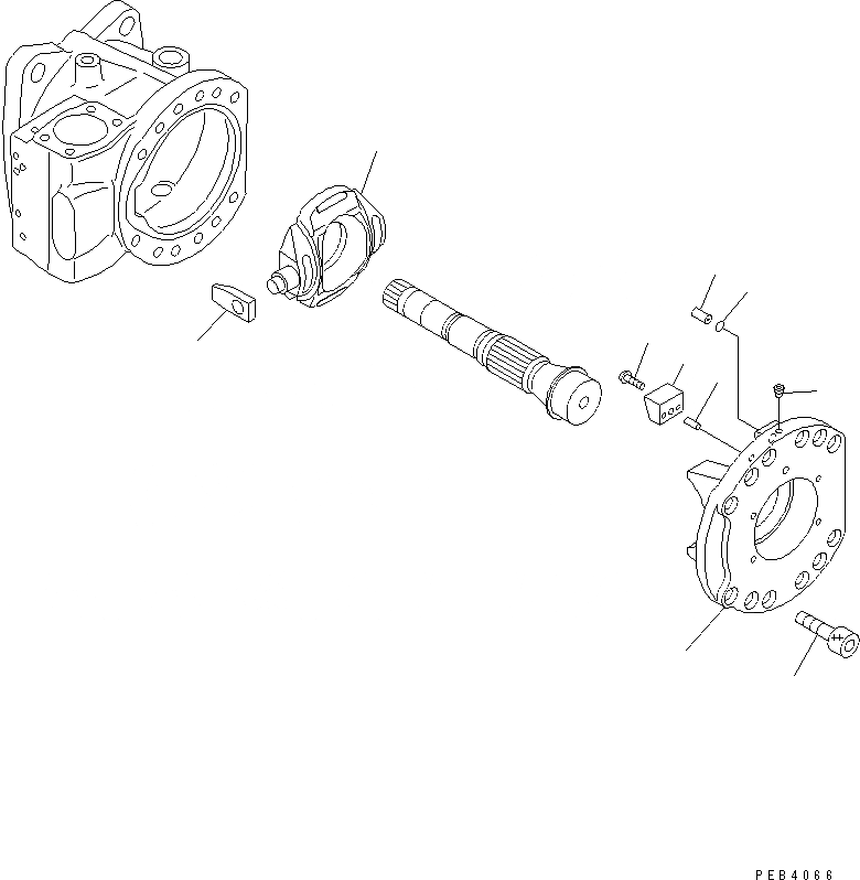 Схема запчастей Komatsu PC1250-8 - ОСНОВН. НАСОС (9/) (N. НАСОС)(№-) ОСНОВН. КОМПОНЕНТЫ И РЕМКОМПЛЕКТЫ