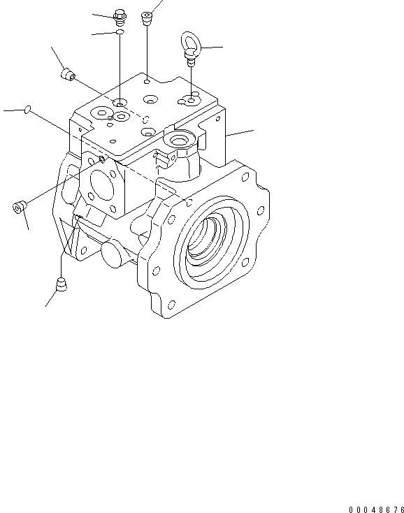 Схема запчастей Komatsu PC1250-8 - ПРИВОД НАСОС (/7)(№-) ОСНОВН. КОМПОНЕНТЫ И РЕМКОМПЛЕКТЫ