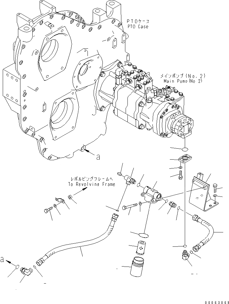 Схема запчастей Komatsu PC1250-8R - МЕХ-М ОТБОРА МОЩНОСТИ (МЕХ-М ОТБОРА МОЩН-ТИ ТРУБЫ) (ВСАСЫВ. ЛИНИИ) (+C СПЕЦ-Я.)(№-) КОМПОНЕНТЫ ДВИГАТЕЛЯ