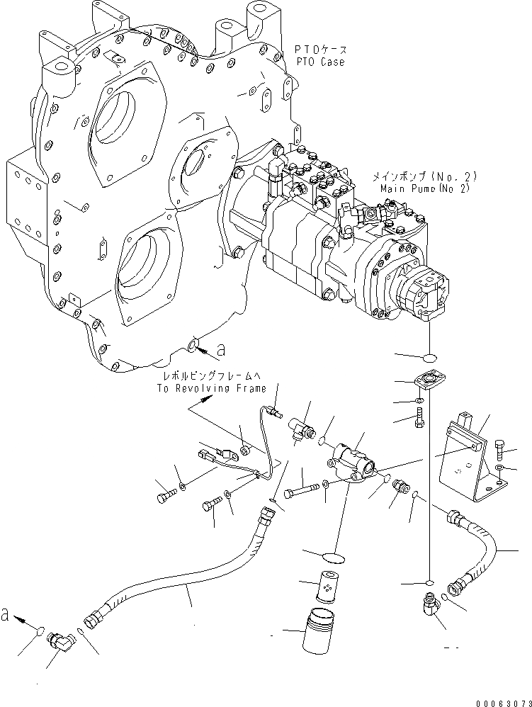 Схема запчастей Komatsu PC1250-8R - МЕХ-М ОТБОРА МОЩНОСТИ (МЕХ-М ОТБОРА МОЩН-ТИ ТРУБЫ) (ВСАСЫВ. ЛИНИИ) (VHMS) (+C СПЕЦ-Я.)(№-) КОМПОНЕНТЫ ДВИГАТЕЛЯ