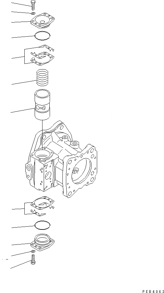 Схема запчастей Komatsu PC1250-8R - ОСНОВН. НАСОС (/) (N. НАСОС)(№-) ОСНОВН. КОМПОНЕНТЫ И РЕМКОМПЛЕКТЫ