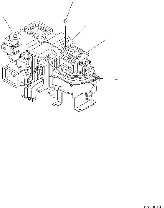 Схема запчастей Komatsu PC1250LC-7 - БЛОК В СБОРЕ (С КОНДИЦИОНЕРОМ) ОСНОВН. КОМПОНЕНТЫ И РЕМКОМПЛЕКТЫ