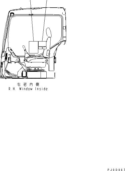 Схема запчастей Komatsu PC128US-2 - ПЛАСТИНА (ДЛЯ СТРАН ЕС)(№77-) МАРКИРОВКА