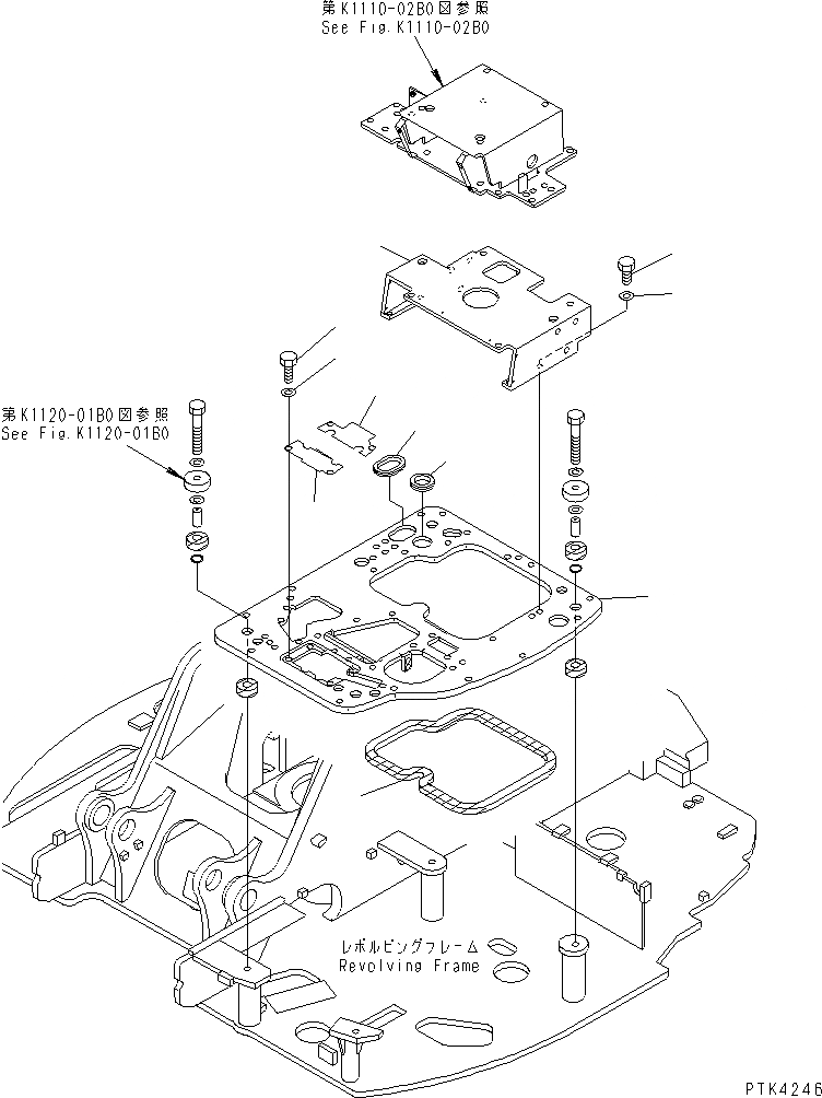 Схема запчастей Komatsu PC128US-1 - ОСНОВН. КОНСТРУКЦИЯ (ОСНОВН. КОНСТРУКЦИЯ) КАБИНА ОПЕРАТОРА И СИСТЕМА УПРАВЛЕНИЯ