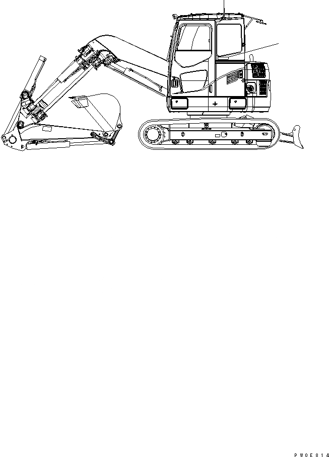 Схема запчастей Komatsu PC128UU-2 - КАБИНА (GALEO MARK)(№-) КАБИНА ОПЕРАТОРА И СИСТЕМА УПРАВЛЕНИЯ