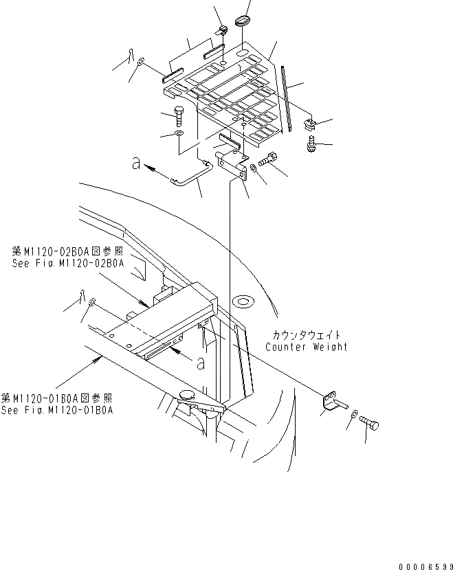 Схема запчастей Komatsu PC128UU-2 - КАПОТ (COVER) (BLUE)(№-) ЧАСТИ КОРПУСА