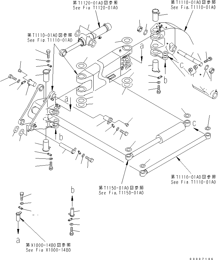 Схема запчастей Komatsu PC128UU-2 - СТРЕЛА (HYDRAURIC ЛИНИЯ И СМАЗЫВАЮЩ. ЛИНИЯ) (РУКОЯТЬ CRANE СПЕЦ-Я.)(BLUE) РАБОЧЕЕ ОБОРУДОВАНИЕ