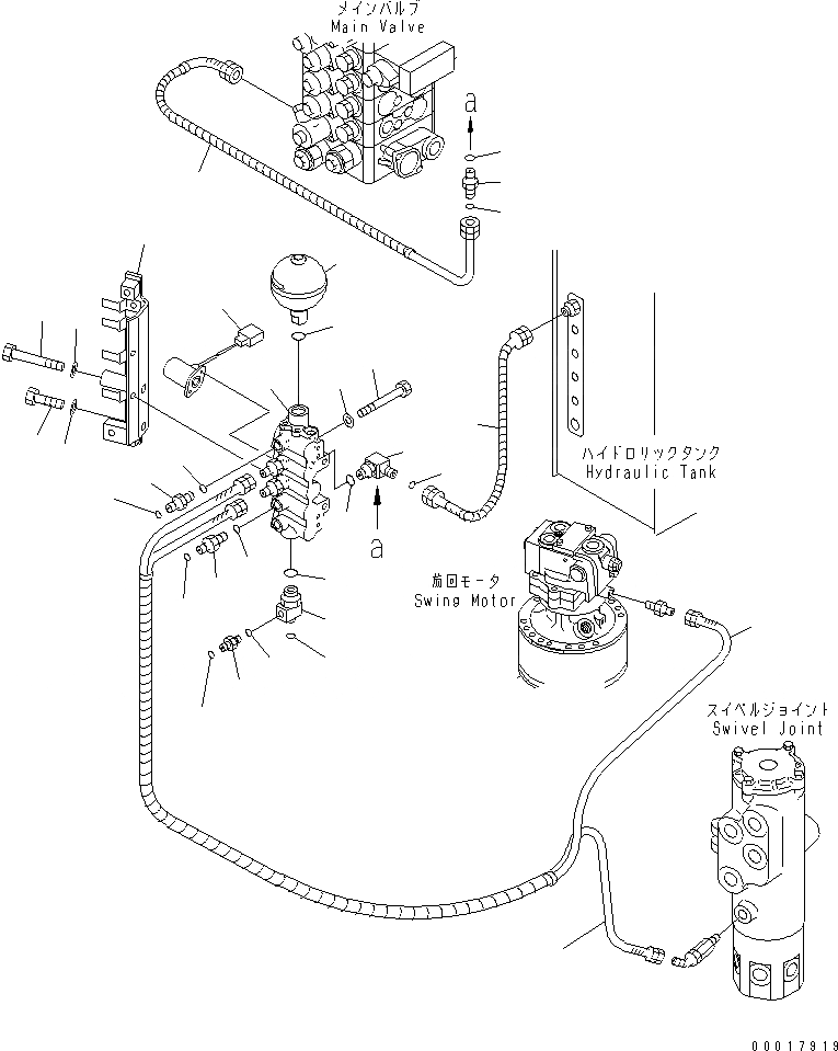 Схема запчастей Komatsu PC128US-2-A - СОЛЕНОИДНЫЙ КЛАПАН ЛИНИЯ ГИДРАВЛИКА