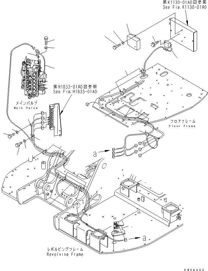 Схема запчастей Komatsu PC128US-2 - VEHICLE ЭЛЕКТР. (ХОД ВЫС./НИЗ. АВТОМАТИЧ.)(№-) ЭЛЕКТРИКА