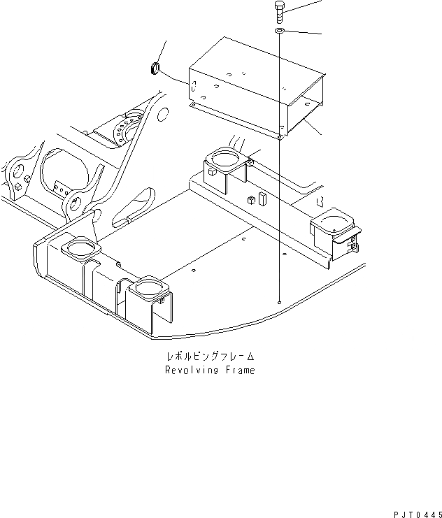 Схема запчастей Komatsu PC128US-2 - КОРПУС ПРАВ.(№-) ЧАСТИ КОРПУСА