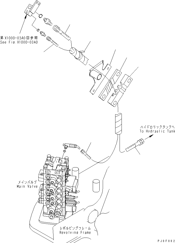 Схема запчастей Komatsu PC128US-2 - РУКОЯТЬ CRANE (РУКОЯТЬ CROSS ЛИНИЯ) (НАВЕСН. ОБОРУД.) (YELНИЗ.)(№7-) СПЕЦ. ОПЦИИ