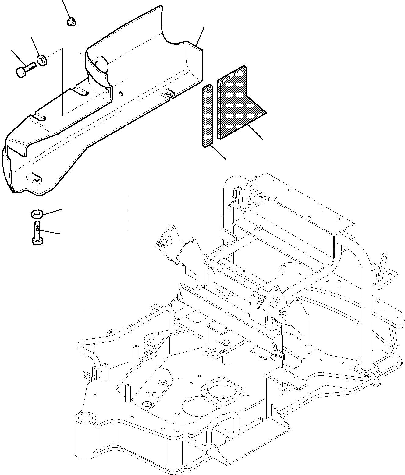 Схема запчастей Komatsu PC12R-8 - ПРАВ. COVER ЧАСТИ КОРПУСА И КАБИНА