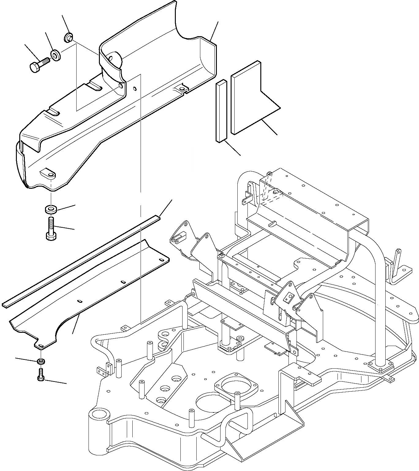 Схема запчастей Komatsu PC12R-8 - ПРАВ. COVER ЧАСТИ КОРПУСА И КАБИНА