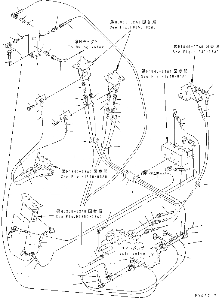 Схема запчастей Komatsu PC12UU-2 - P.P.C. ЛИНИЯ (/) (ДЛЯ СИСТЕМА СПЕЦ-Я.)(№-) ГИДРАВЛИКА