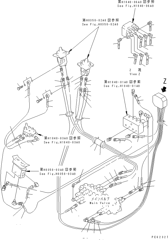 Схема запчастей Komatsu PC12UU-2 - P.P.C. ЛИНИЯ (/) (ДЛЯ -WAY УПРАВЛ-Е СПЕЦ-Я.)(№-) ГИДРАВЛИКА