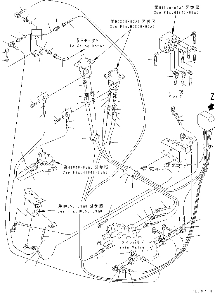 Схема запчастей Komatsu PC12UU-2 - P.P.C. ЛИНИЯ (/) (ДЛЯ -WAY УПРАВЛ-Е СПЕЦ-Я.)(№-) ГИДРАВЛИКА