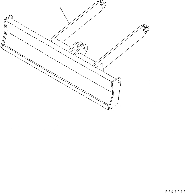 Схема запчастей Komatsu PC12UU-2 - ОТВАЛ(№-) ЧАСТИ BOOK