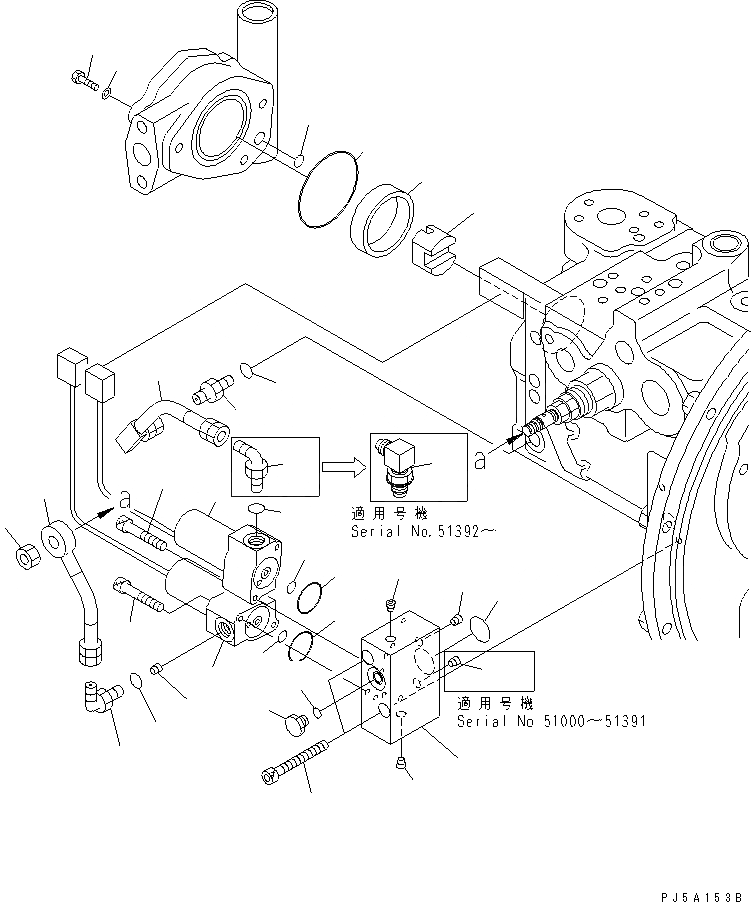 Схема запчастей Komatsu PC130-6E0-T2 - ОСНОВН. НАСОС (/) ОСНОВН. КОМПОНЕНТЫ И РЕМКОМПЛЕКТЫ