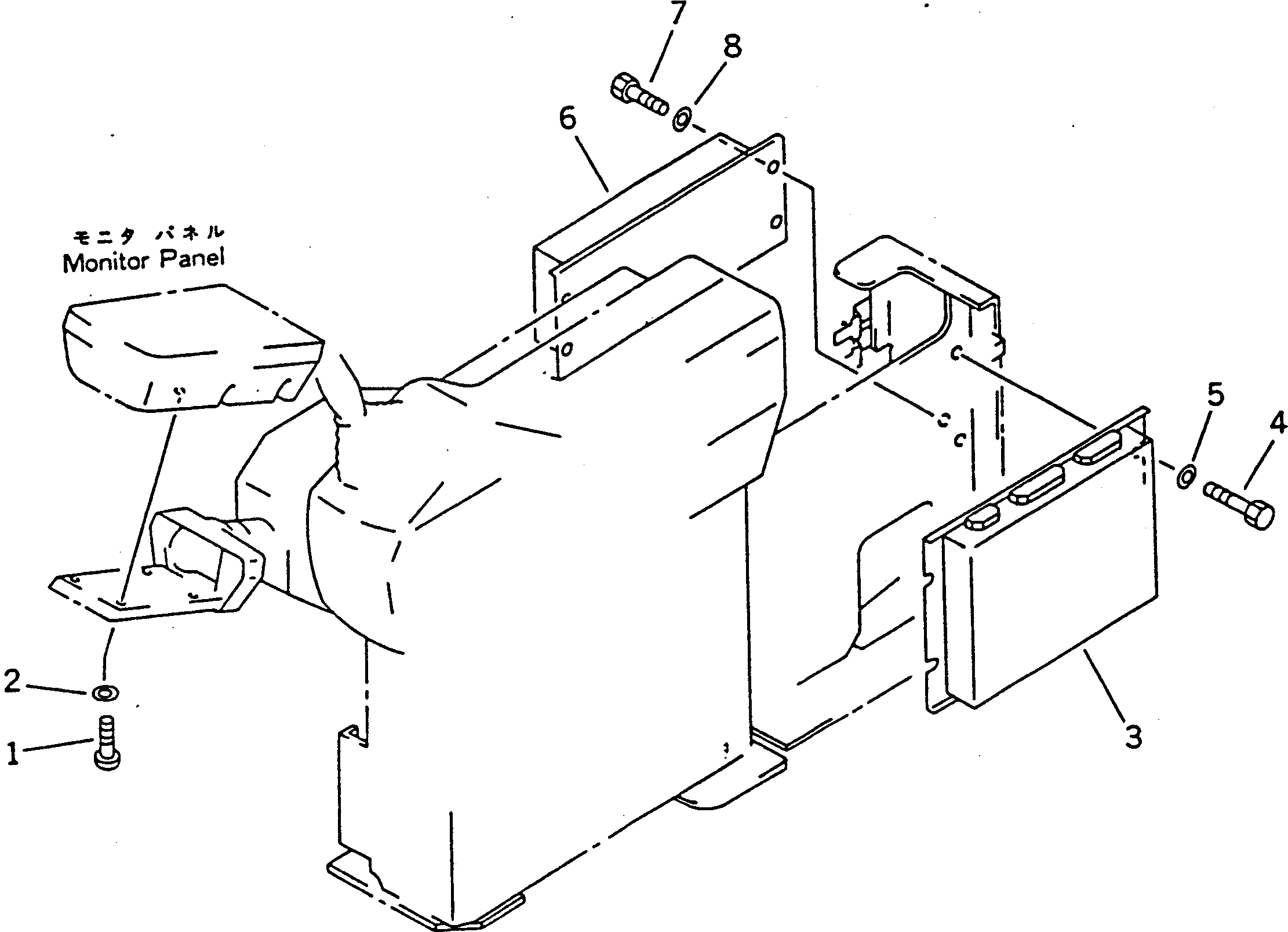 Схема запчастей Komatsu PC130-5 - ЭЛЕКТРИКА (ЛИНИЯ ПАНЕЛИ ПРИБОРОВ) (/)         (ДЛЯ WRIST РЫЧАГ УПРАВЛ-Я) КОМПОНЕНТЫ ДВИГАТЕЛЯ И ЭЛЕКТРИКА