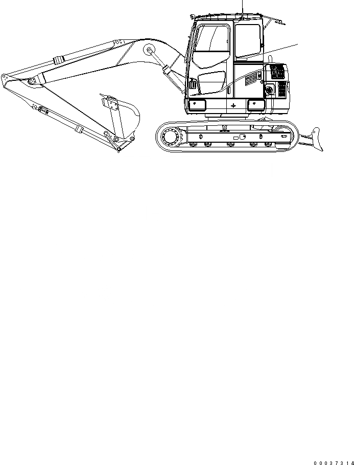 Схема запчастей Komatsu PC138US-2E - КАБИНА (GALEO MARK) (КРОМЕ ЯПОН.) КАБИНА ОПЕРАТОРА И СИСТЕМА УПРАВЛЕНИЯ