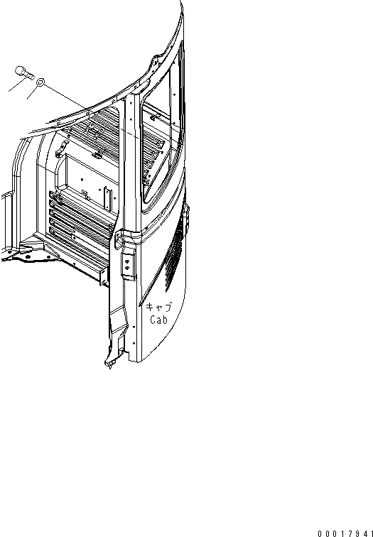 Схема запчастей Komatsu PC138US-2E - КАБИНА (ЗАГЛУШКА) (ДЛЯ KOMTRAX КОНТРОЛЛЕР LESS) КАБИНА ОПЕРАТОРА И СИСТЕМА УПРАВЛЕНИЯ