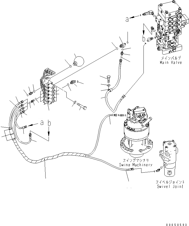 Схема запчастей Komatsu PC138US-8 - СОЛЕНОИДНЫЙ КЛАПАН ЛИНИЯ H ГИДРАВЛИКА