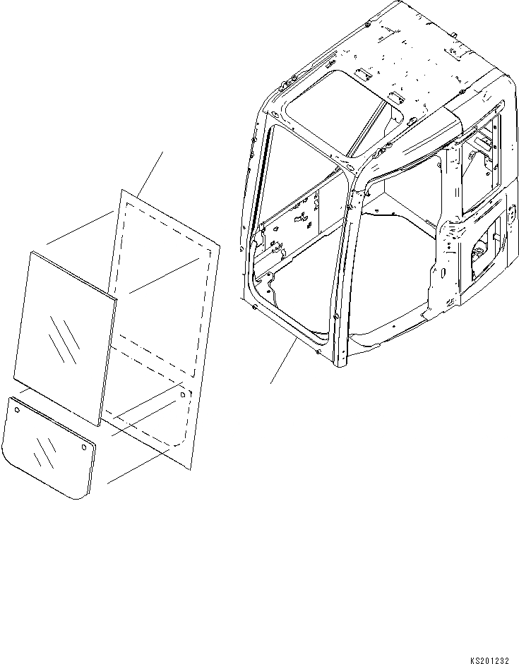 Схема запчастей Komatsu PC138US-8 - OPERATOR КАБИНА ОКНА ЩИТКИ (ДЛЯ OPG ФРОНТАЛЬНАЯ ЗАЩИТА) K OPERATORґS ОБСТАНОВКА И СИСТЕМА УПРАВЛЕНИЯ