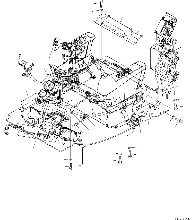 Схема запчастей Komatsu PC138US-8 - ОСНОВН. КОНСТРУКЦИЯ (Э/ПРОВОДКА КРЕПЛЕНИЕ) (№8-) K OPERATORґS ОБСТАНОВКА И СИСТЕМА УПРАВЛЕНИЯ