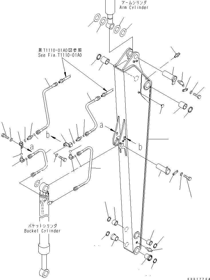 Схема запчастей Komatsu PC138US-2 - ПОВОРОТН. КРУГ ПОВОРОТН. КРУГ И КОМПОНЕНТЫ