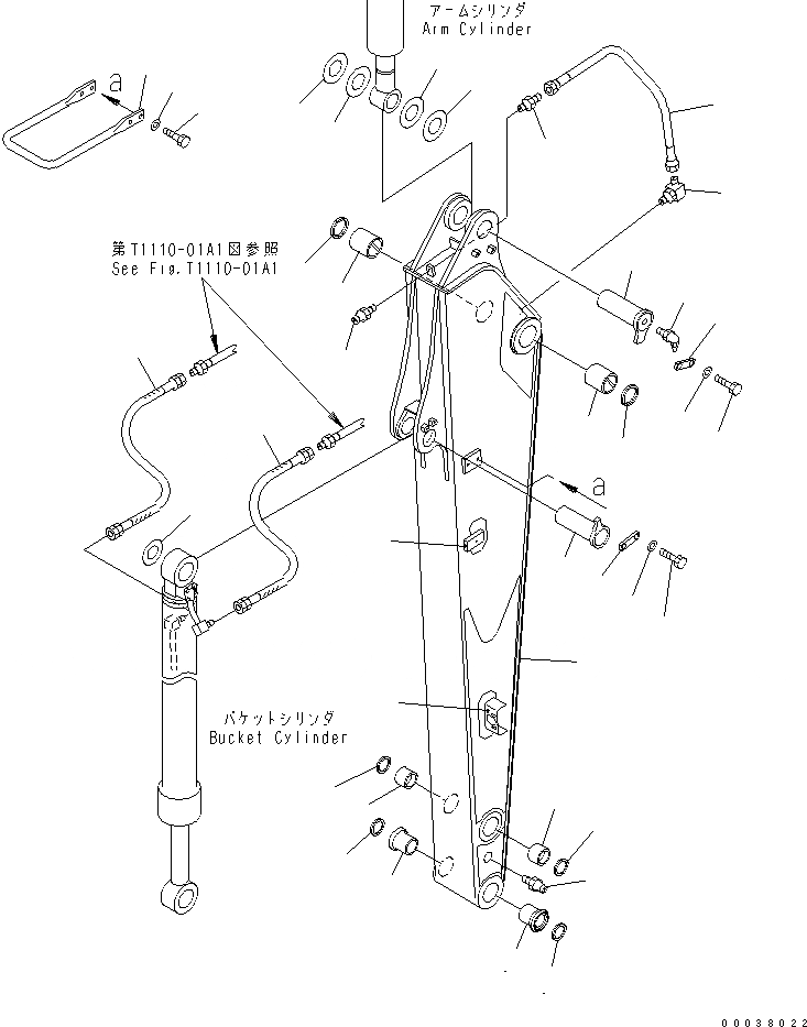 Схема запчастей Komatsu PC138US-2 - МЕХАНИЗМ ПОВОРОТА (MACHINERY)(№88-) ПОВОРОТН. КРУГ И КОМПОНЕНТЫ