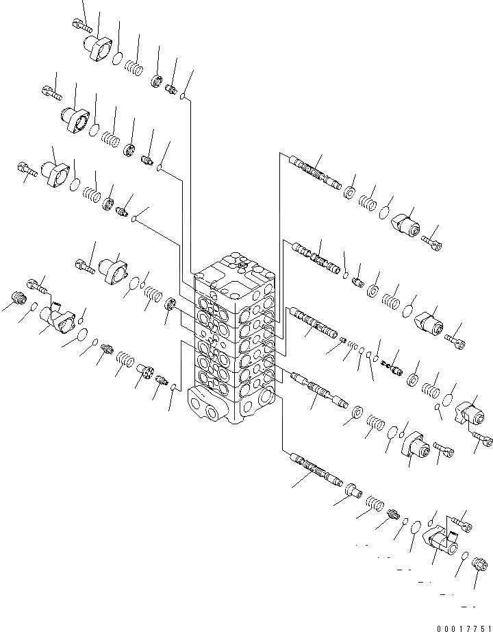 Схема запчастей Komatsu PC138US-2 - ОТВАЛ (С РЕЖУЩ. КРОМКОЙ НА БОЛТАХ) РАБОЧЕЕ ОБОРУДОВАНИЕ