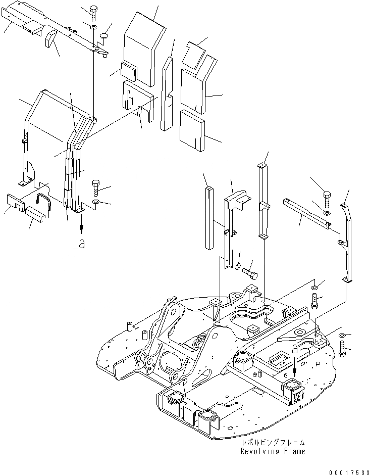 Схема запчастей Komatsu PC138US-2-AC - ОТДЕЛКА COVER КАБИНА ОПЕРАТОРА И СИСТЕМА УПРАВЛЕНИЯ