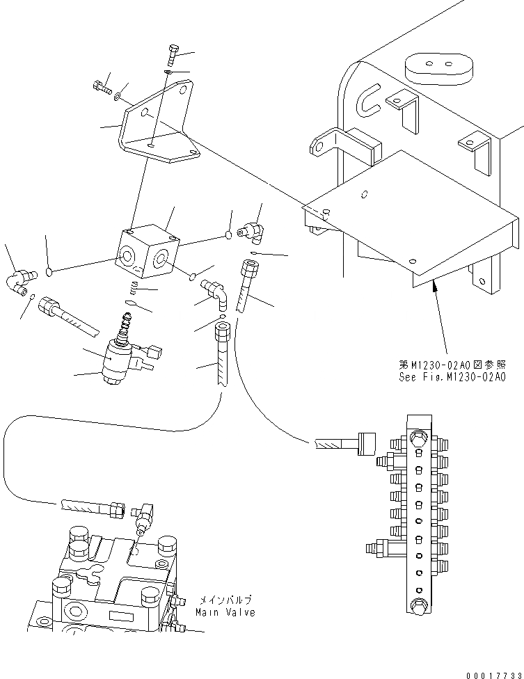 Схема запчастей Komatsu PC138US-2-AC - РУКОЯТЬ CRANE (КОВШ СОЛЕНОИДO КЛАПАН) СПЕЦ. ОПЦИИ