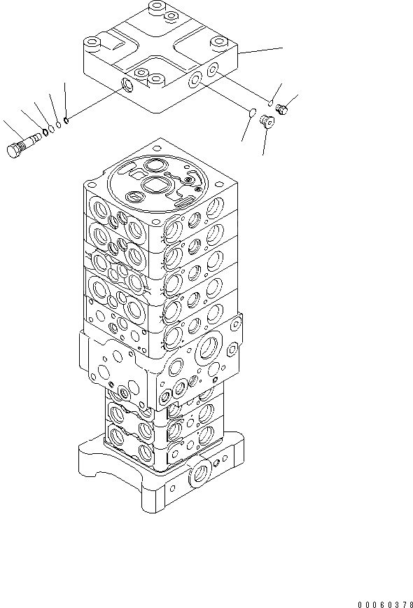 Схема запчастей Komatsu PC138US-8 - ОСНОВН. КЛАПАН (KUK OFFSET СТРЕЛА СПЕЦ-Я.) (/)(№-) ОСНОВН. КОМПОНЕНТЫ И РЕМКОМПЛЕКТЫ