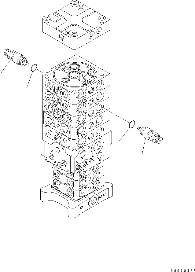 Схема запчастей Komatsu PC138US-8 - ОСНОВН. КЛАПАН (KUK OFFSET СТРЕЛА СПЕЦ-Я.) (7/)(№-) ОСНОВН. КОМПОНЕНТЫ И РЕМКОМПЛЕКТЫ