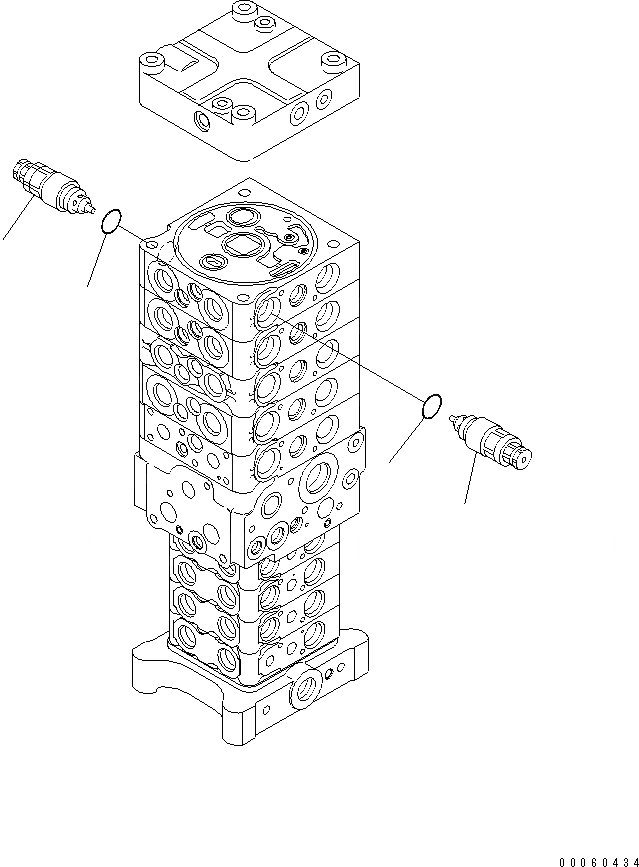 Схема запчастей Komatsu PC138US-8 - ОСНОВН. КЛАПАН (ОТВАЛ И KUK OFFSET СТРЕЛА СПЕЦ-Я.) (7/)(№-) ОСНОВН. КОМПОНЕНТЫ И РЕМКОМПЛЕКТЫ