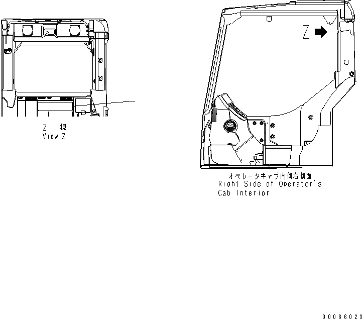 Схема запчастей Komatsu PC138US-8 - ПЛАСТИНА (FIR PREВЕНТИЛЯТОРION КОНТРОЛЬ ЩИТКИ)(№-) МАРКИРОВКА