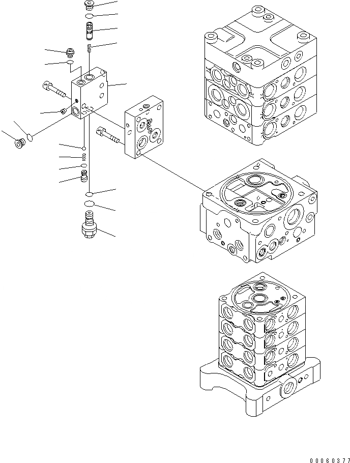 Схема запчастей Komatsu PC138US-8 - ОСНОВН. КЛАПАН (ОТВАЛ) (/)(№-) ОСНОВН. КОМПОНЕНТЫ И РЕМКОМПЛЕКТЫ