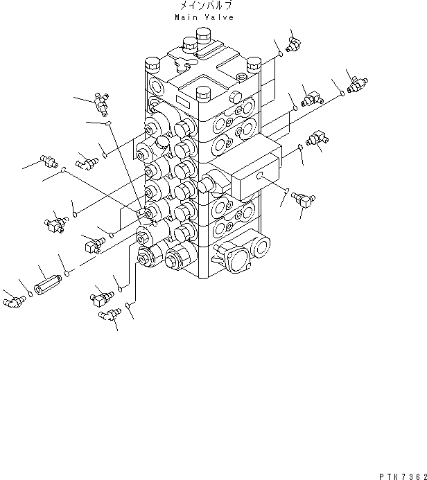 Схема запчастей Komatsu PC138US-2 - РУКОЯТЬ¤ КОВШ И OFFSET ЛИНИЯ (/)(№-) ГИДРАВЛИКА