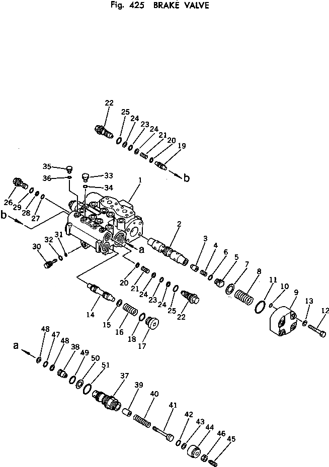Схема запчастей Komatsu PC150-1 - ТОРМОЗНОЙ КЛАПАН ПОВОРОТН. И СИСТЕМА УПРАВЛЕНИЯS