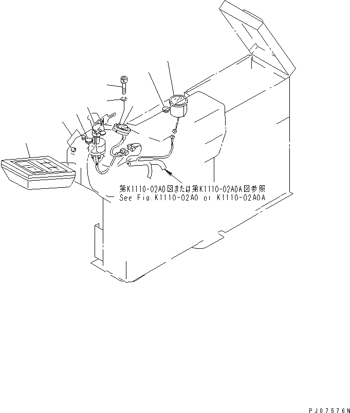 Схема запчастей Komatsu PC150-5 - ПАНЕЛЬ ПРИБОРОВ (ДЛЯ WRIST УПРАВЛ-Е) КАБИНА ОПЕРАТОРА И СИСТЕМА УПРАВЛЕНИЯ