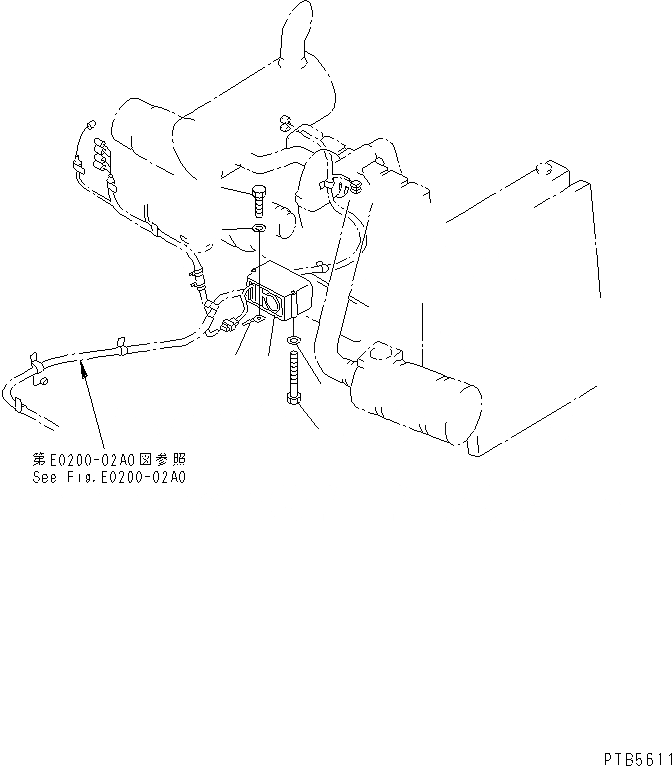 Схема запчастей Komatsu PC150-6K - СИГНАЛ ХОДА ЭЛЕКТРИКА