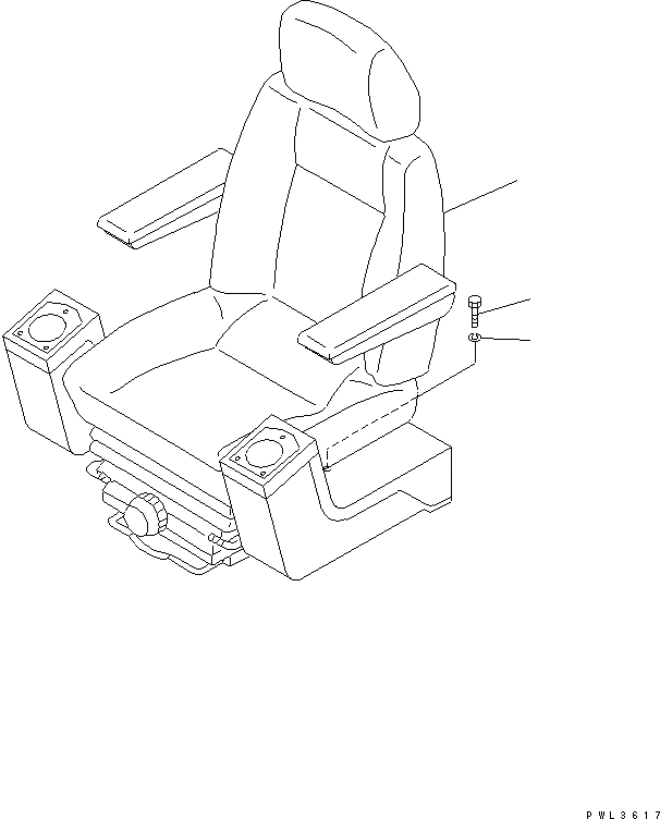 Схема запчастей Komatsu PC150-6K - СИДЕНЬЕ ОПЕРАТОРА(№K-K) КАБИНА ОПЕРАТОРА И СИСТЕМА УПРАВЛЕНИЯ